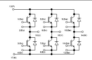6MBI50S-120 block diagram
