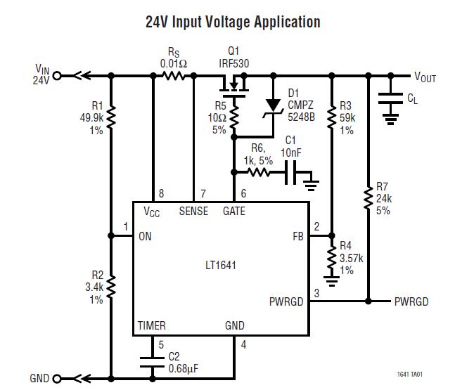 LT1641CS8 block diagram