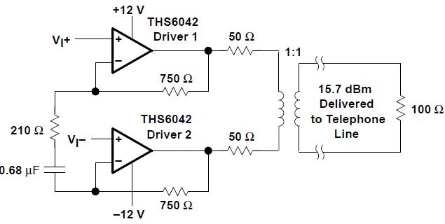 THS6092ID block diagram
