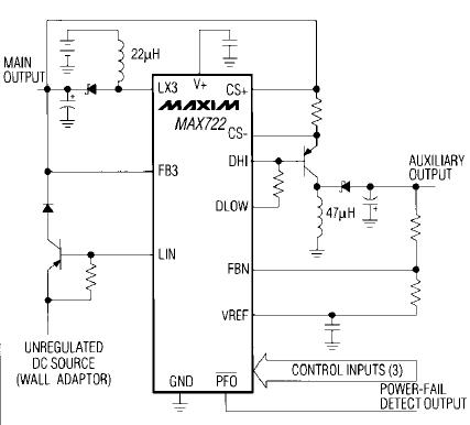 MAX722CSE block diagram
