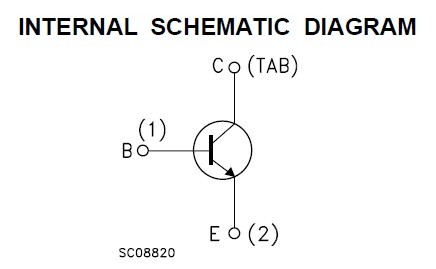MJ802 INTERNAL SCHEMATIC DIAGRAM