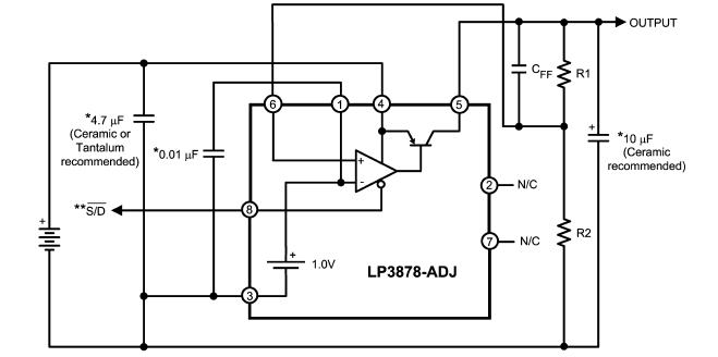 LP3878MRX-ADJ/NOPB block diagram