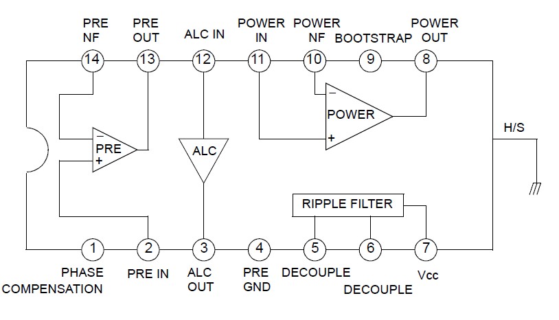 KA2213 circuit diagram