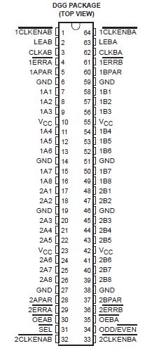 SN74ALVCH16901DGGR block diagram