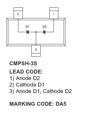 CMPSH-3S TR Pin Configuration