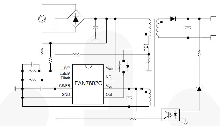 FAN7602CMX block diagram