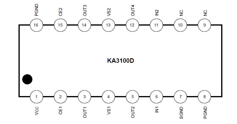 KA3100DTF block diagram