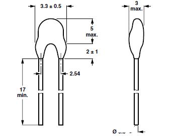 NTCLE100E3681JB0 package dimensions