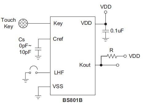 BS801B pin configuration
