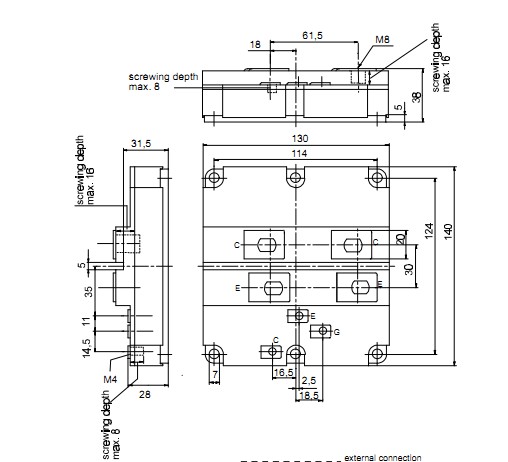 FZ800R16KF4 dimensions