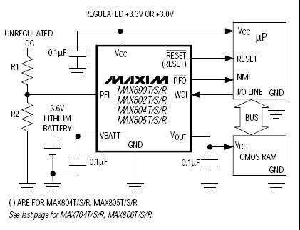 MAX690RESA block diagram