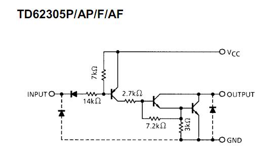 TD62305AFG block diagram