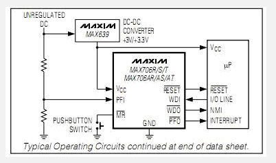 MAX706CSA block diagram