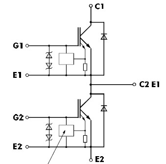 2MBI200N-060 pin connection