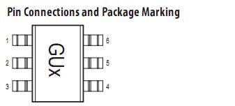 HSMS-2850-TR1 pin configuration
