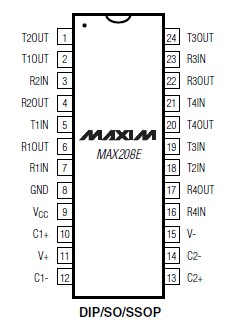 MAX208EC block diagram