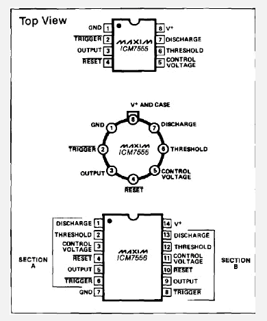 ICM7556IPD block diagram
