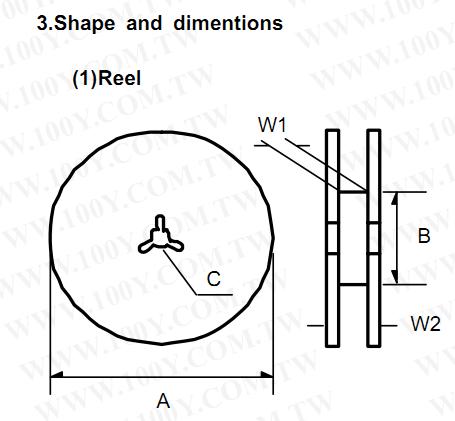 CV105X5R475K06AT shapes and dimension