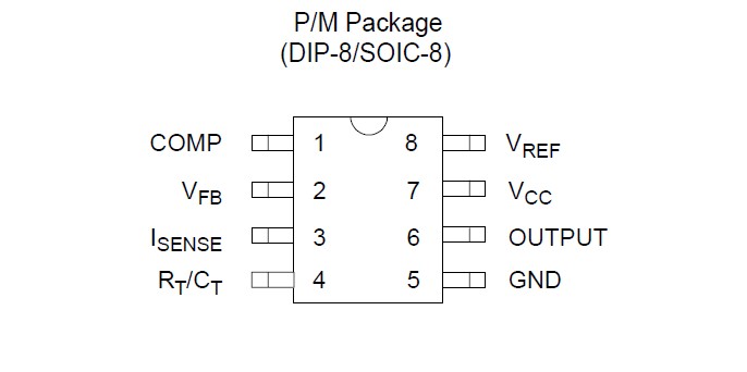  AP3842CMTR-E1 pin connection