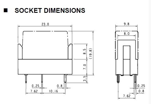 JY-5HK dimensions