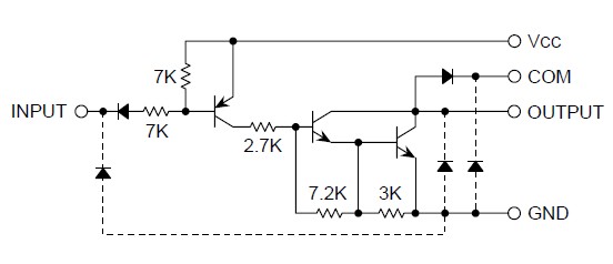 M54587FP circuit diagram