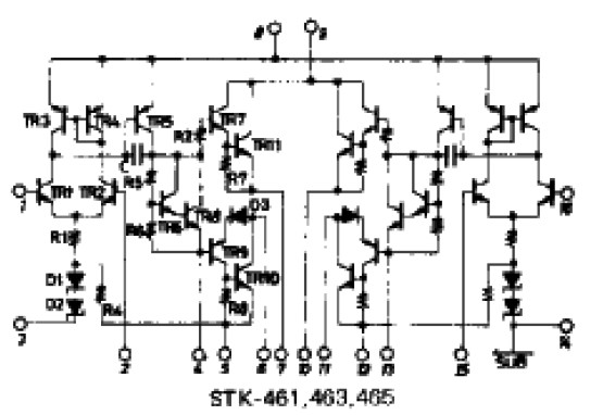 STK461 equivalent circuit