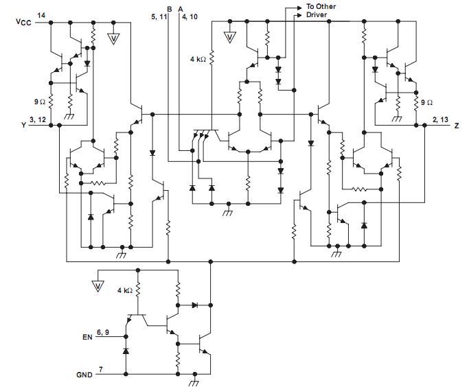 SN75159N circuit diagram