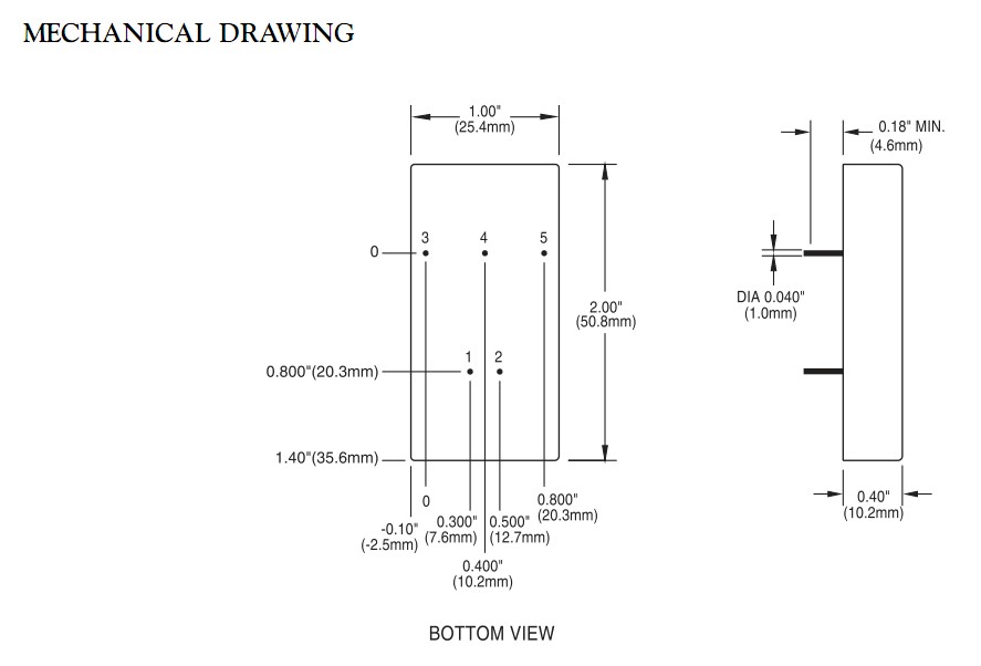 IWD1212 mechanical drawing