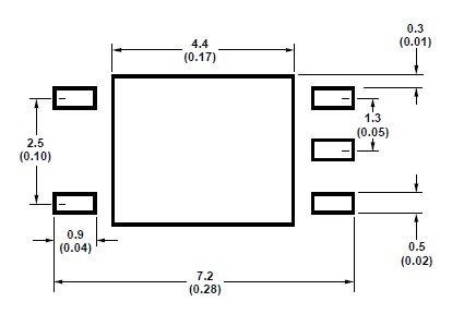 HCPL-M601 dimensions