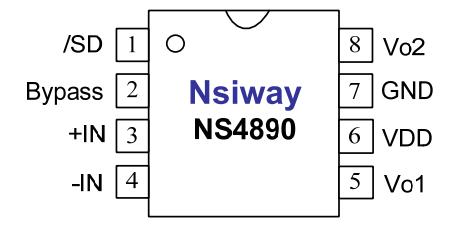 NS4890 circuit diagram