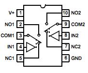 ISL84684IR-T pin configuration