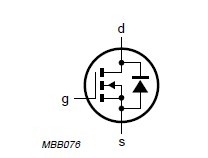 BUK9875-100A symbol