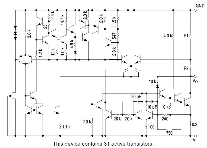 MC79M05CDTRKG block diagram