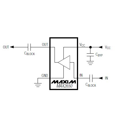 MAX2650EUS+T Typical Operating Circuit