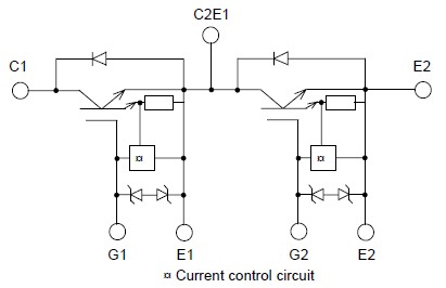 2MBI200N-060 equivalent circuit