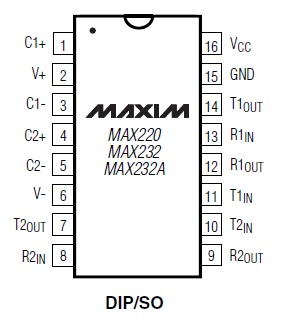 MAX232EPE diagram