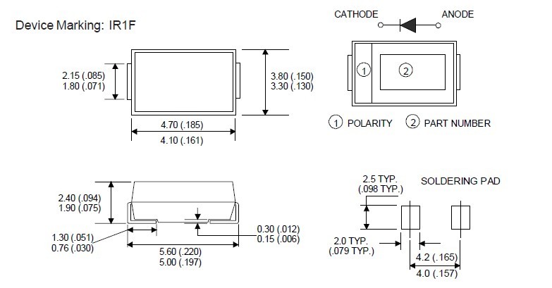 10BQ040TRPBF Outline Table