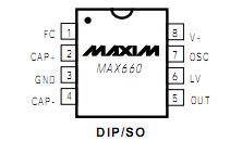 MAX660CSA pin configuration