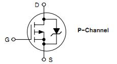 NTD25P03L block diagram