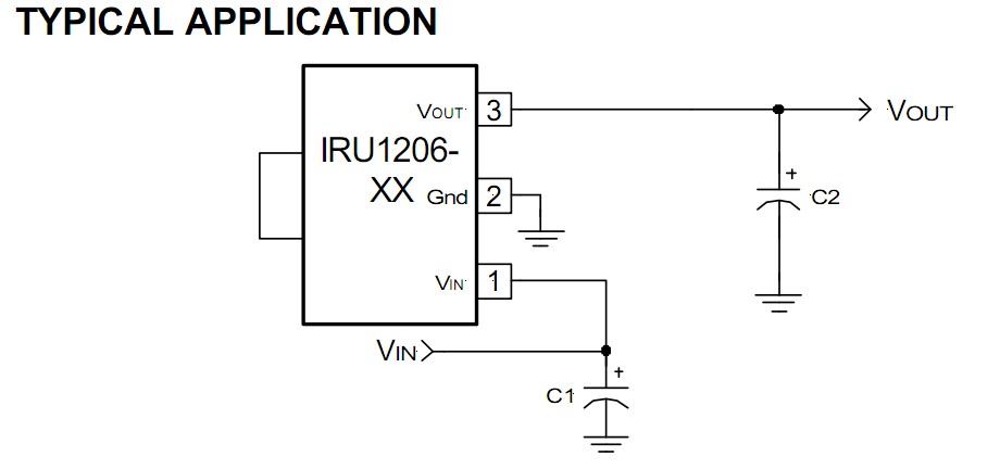 IRU1206-25CDTR typical application