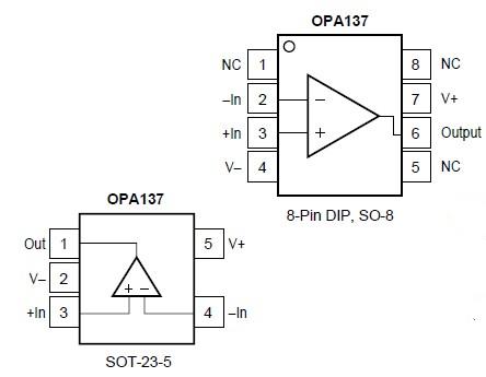 OPA137NA diagram