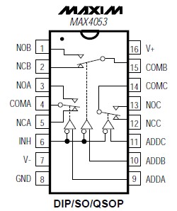 MAX4053ACSE+T diagram