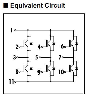 6MBI20GS-060 equivalent circuit