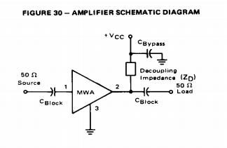 MWA320 amplifier schematic diagram