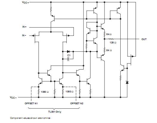 TL082BCDR circuit diagram