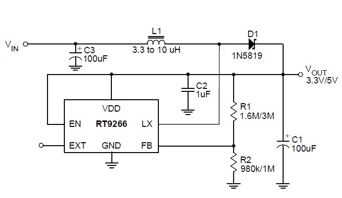 RT9266PE Typical Application Circuit