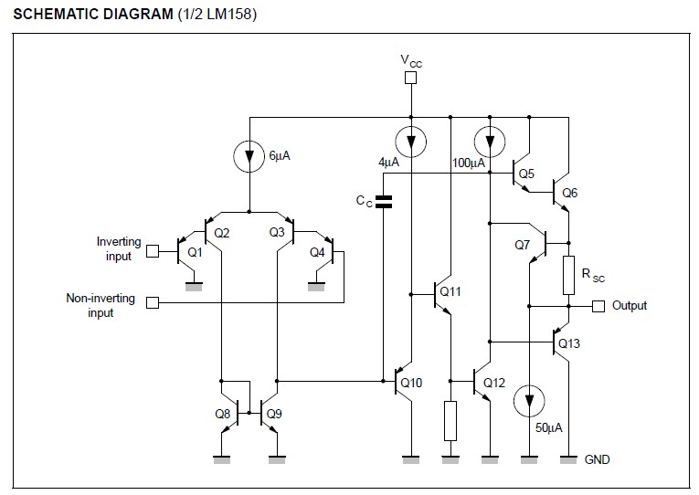 LM358N schematic diagram
