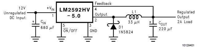 LM2592HVSX-ADJ diagram