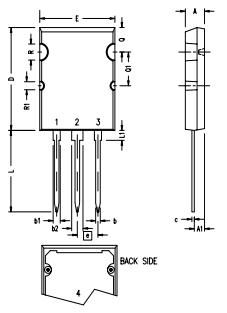 IXFB72N55Q2 package dimensions