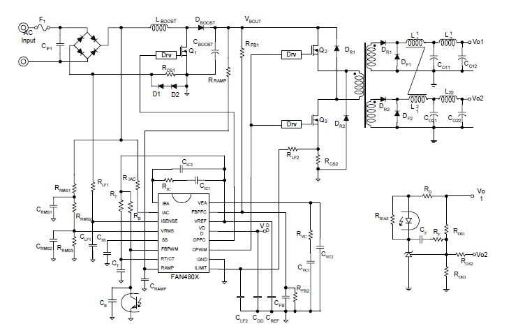 FCP16N60 circuit